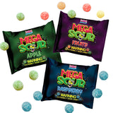 3 Pack Bundle Pack - Barnett Sweets Mega Sour Candy (Raspberry | Apple | Fruits)