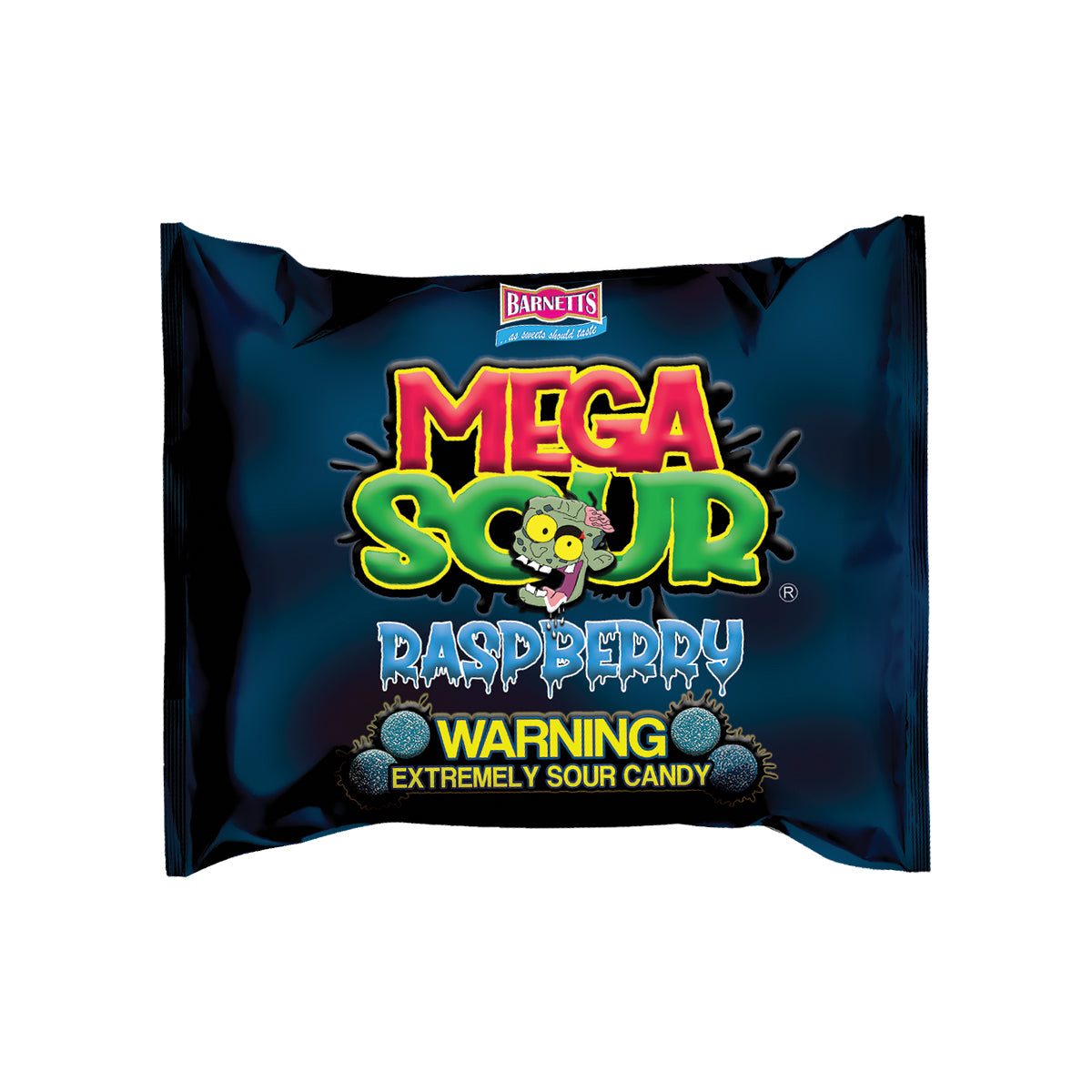 Barnett Sweets Mega Sour Candy Raspberry
