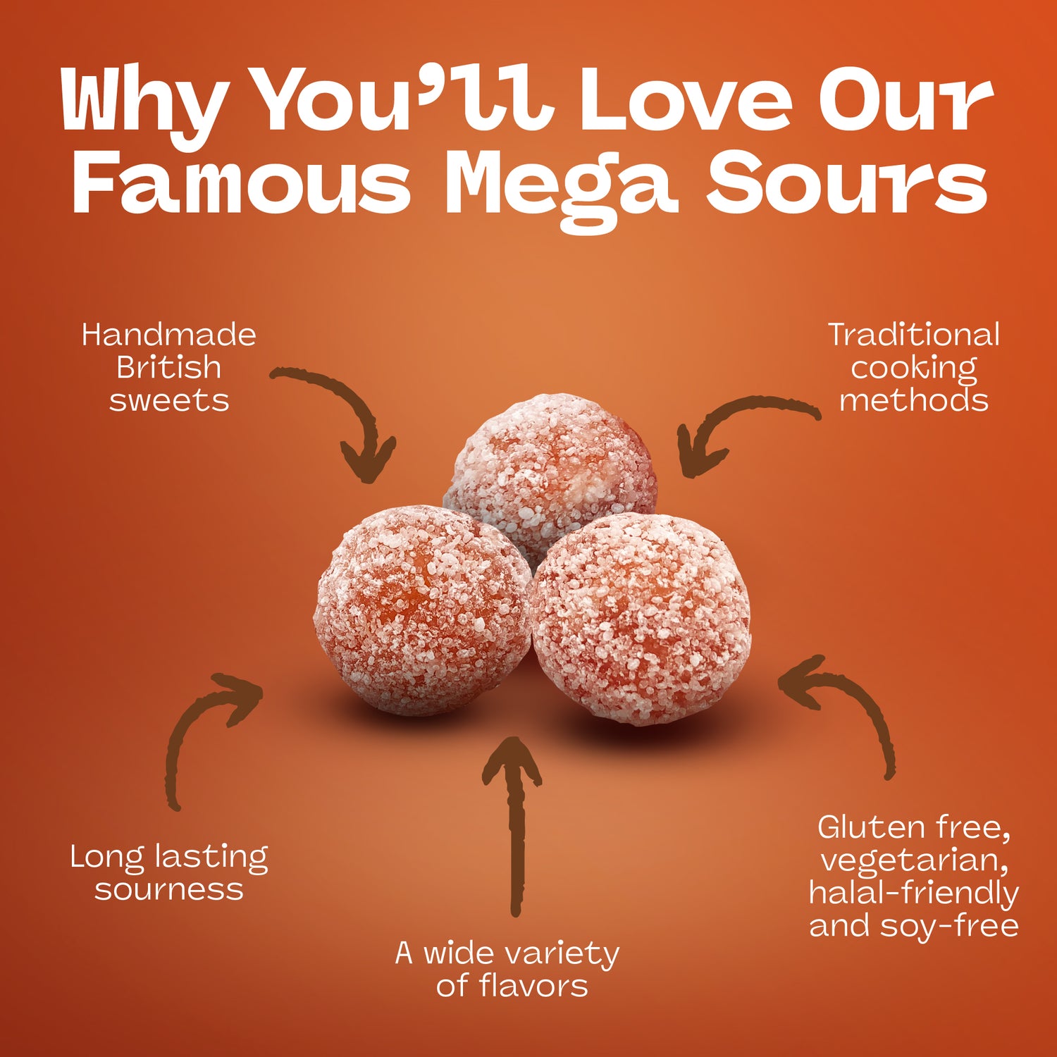 3 Pack Bundle Pack - Barnett Sweets Mega Sour Candy Cola
