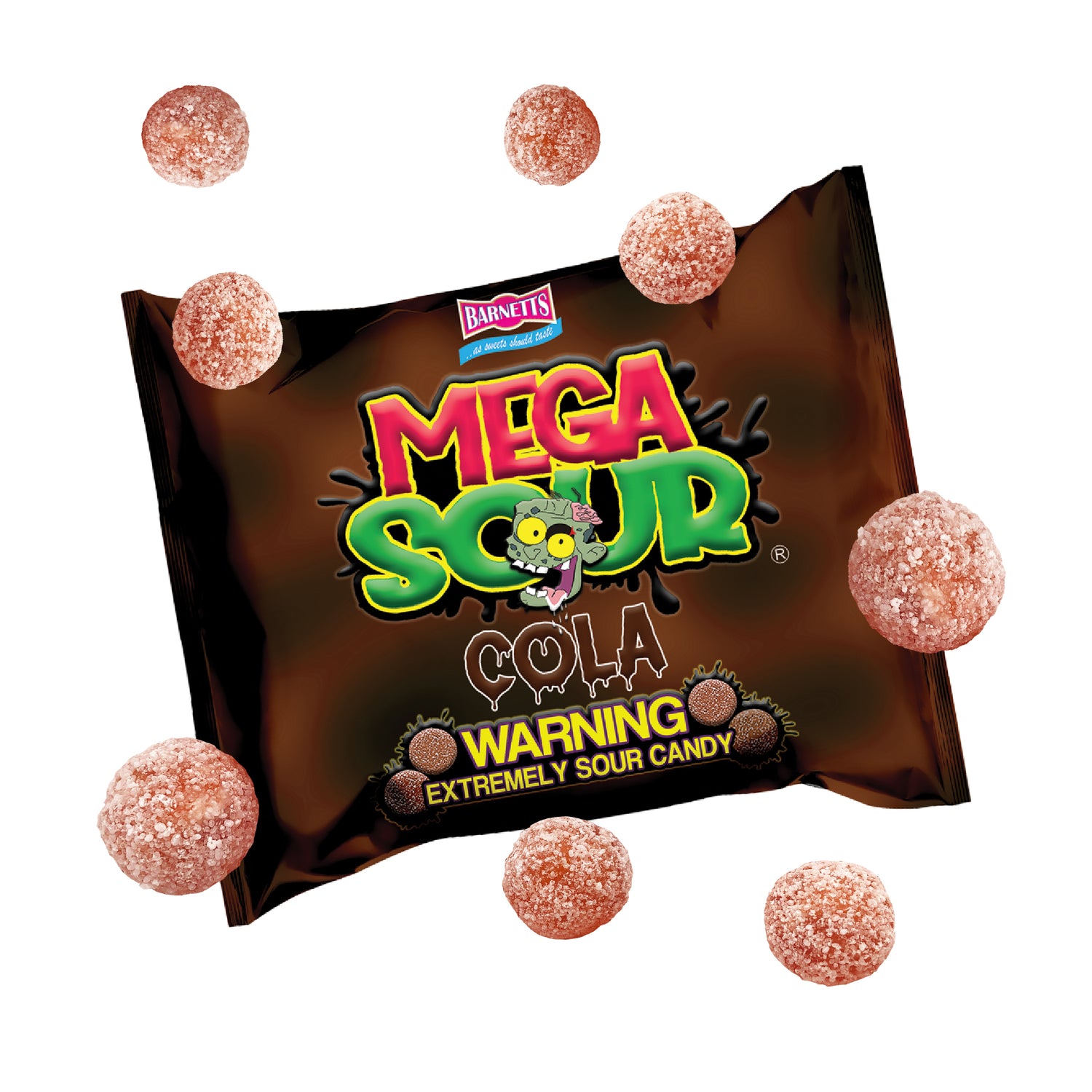 3 Pack Bundle Pack - Barnett Sweets Mega Sour Candy Cola