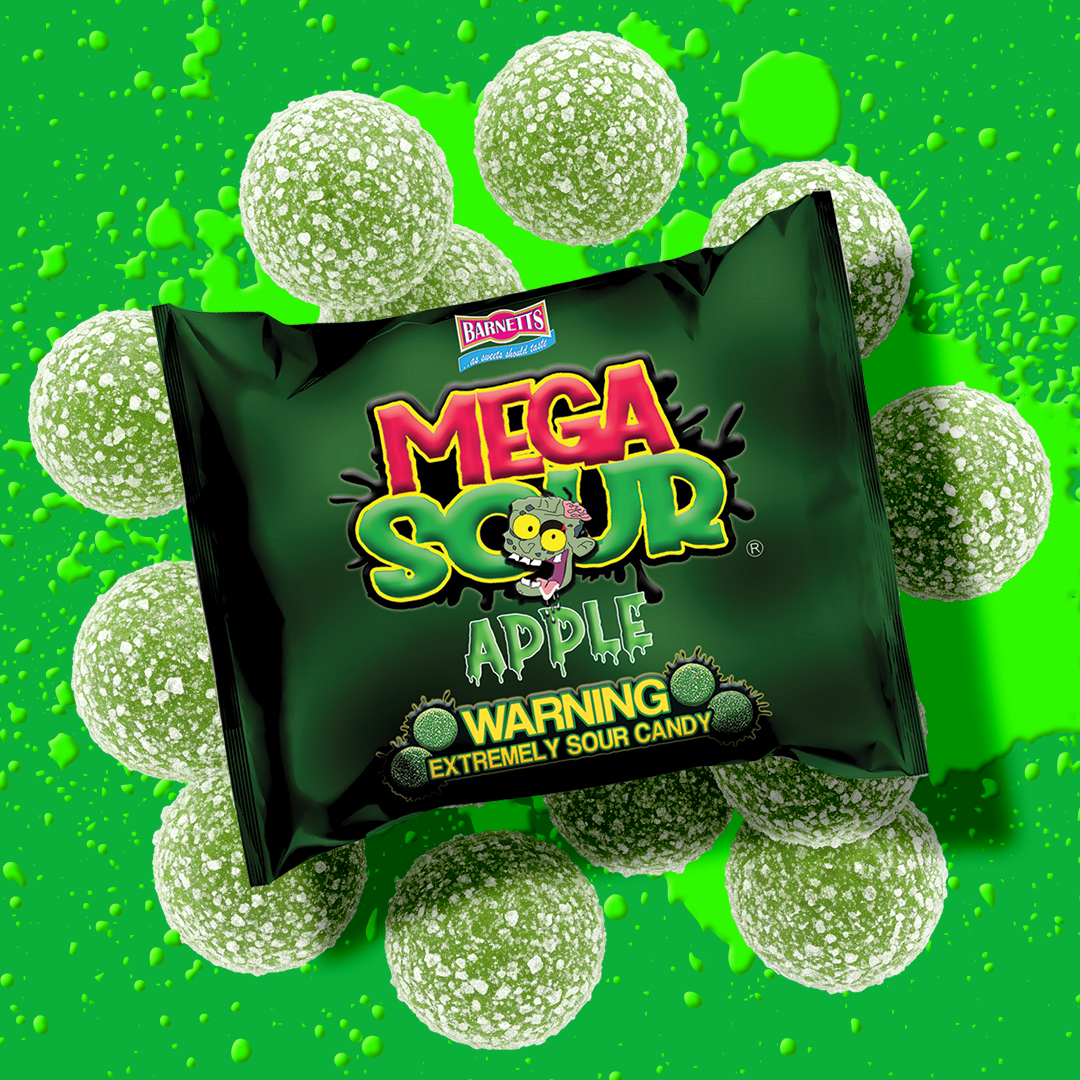 Barnett Sweets Mega Sour Candy Apple