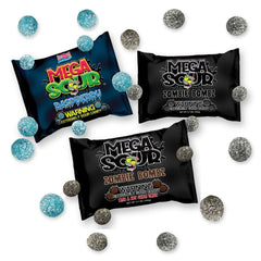 Barnetts Mega Sour Zombie Sour Challenge 3 pack: Raspberry, Zombie Bombz and Zombie Bombz Hot Chilli, 3 x 104g